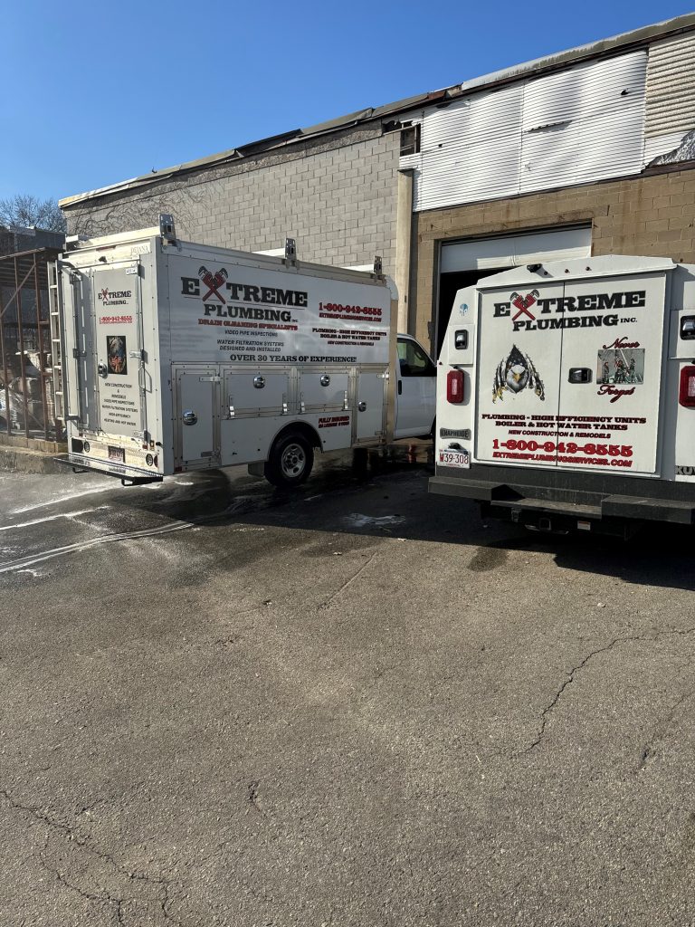 extreme plumbing work trucks boxford haverhill ma